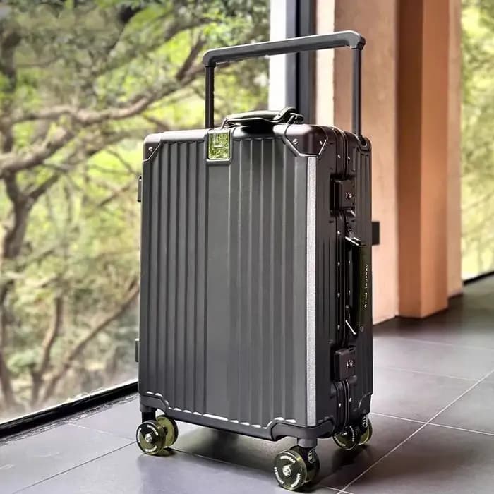 Bagage roulant à guidon large avec cadre en aluminium