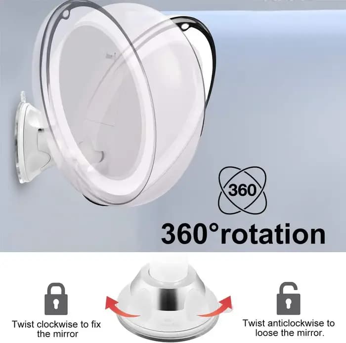 Miroir de maquillage avec lumière de remplissage LED