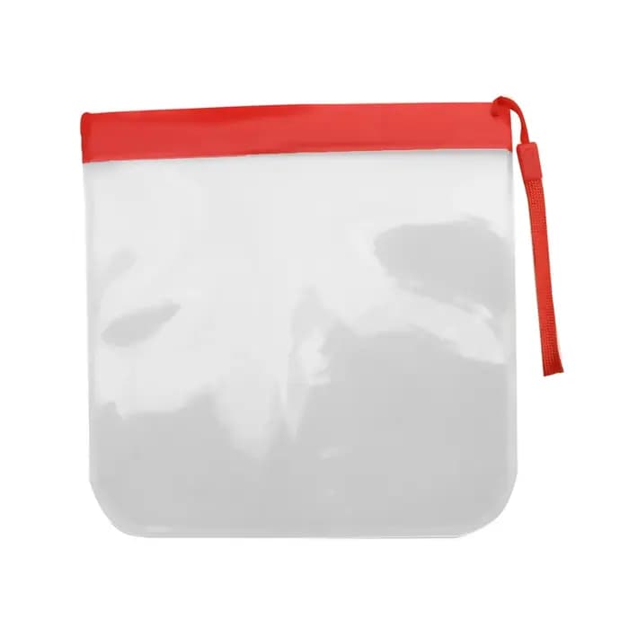 2 pièces de sacs de toilette transparents pour voyage