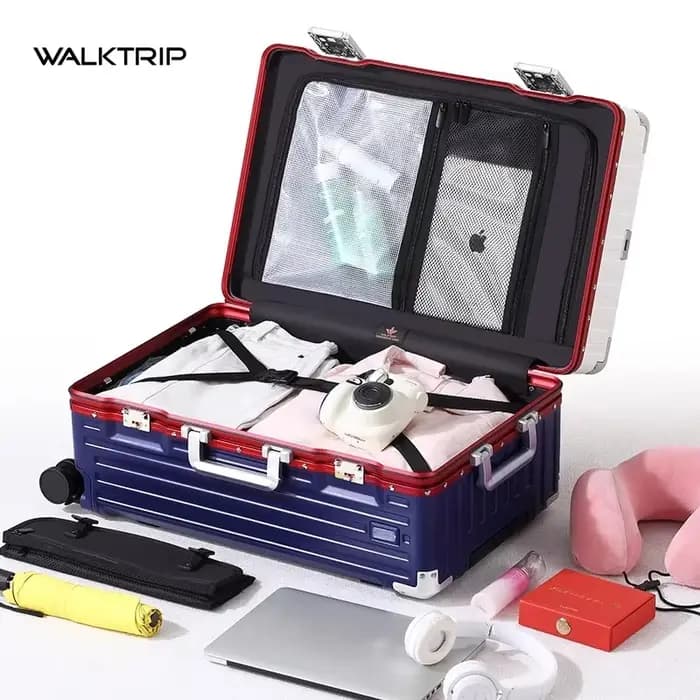 Valise de voyage de luxe, haute qualité, matériau PC épaissi, bagage à roulettes avec cadre en alumi