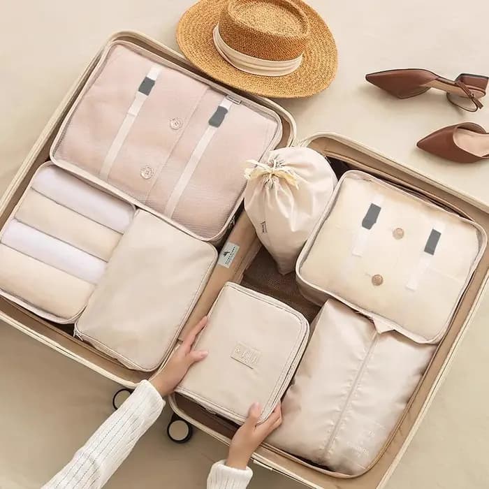 Ensemble de 7 sacs de rangement pliables pour vêtements de voyage