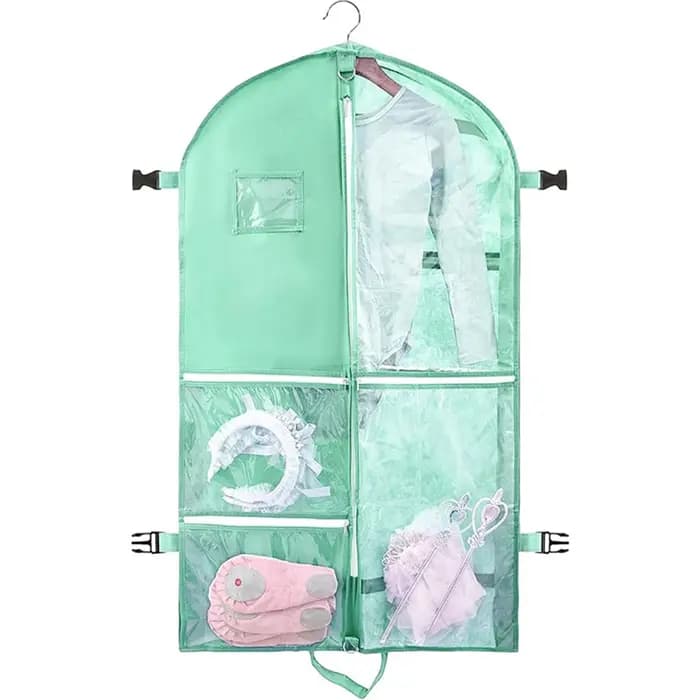 Sac à vêtements pliable multi-poches pour costumes de voyage