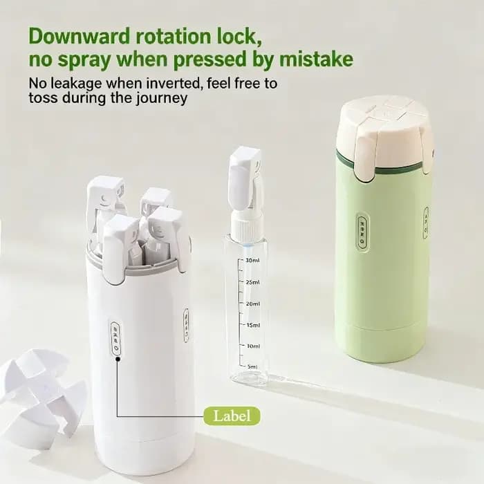 Bouteille distributrice d'émulsion 4 en 1