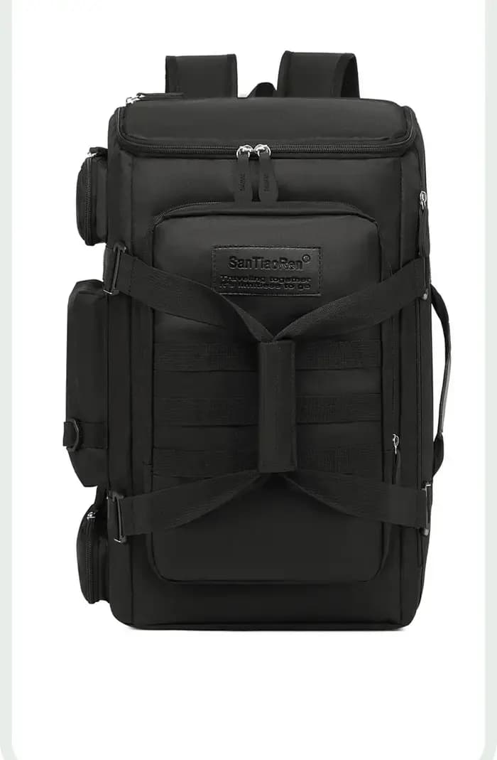 Multi-poches hommes sac à dos pour ordinateur portable voyage grande capacité voyage affaires bagage