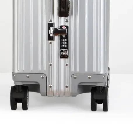 Valise vintage en alliage aluminium-magnésium Domtom