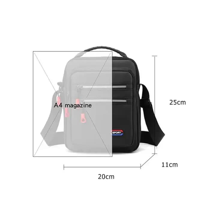 Sac à bandoulière d'affaires pour hommes