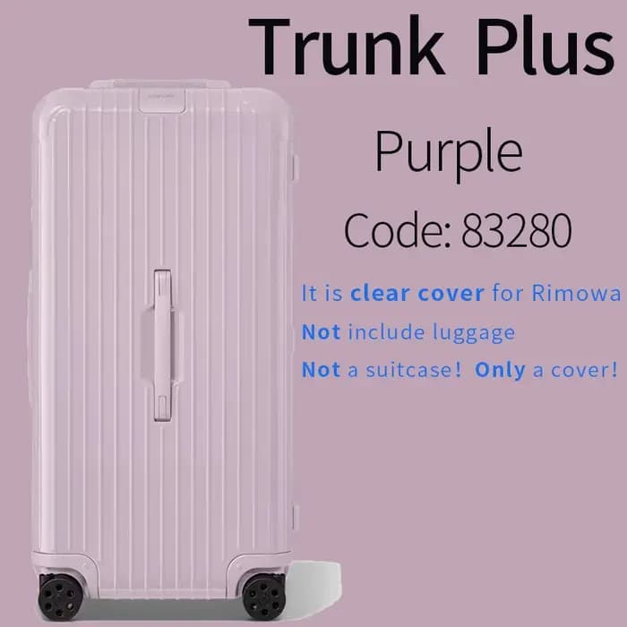 Housse transparente Applicable pour Rimowa Essential valise housse de protection coffre Transparent