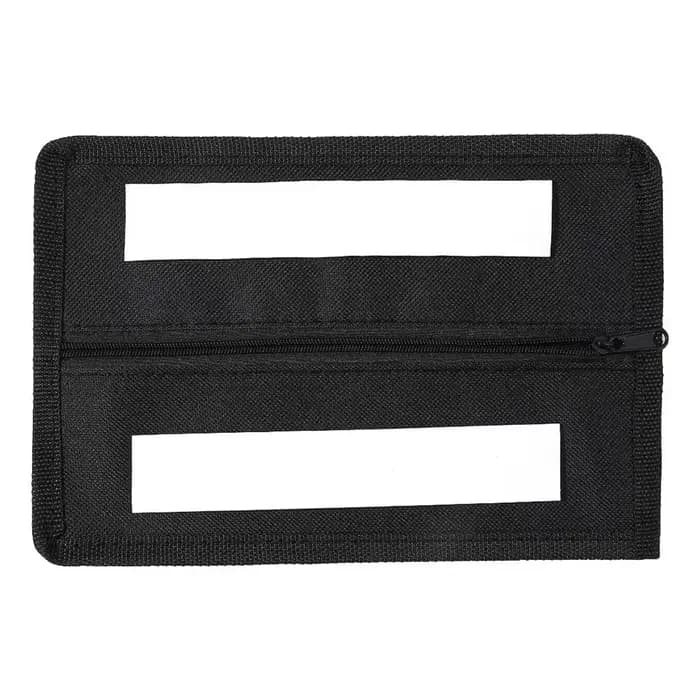 Sac de rangement dissimulé à fermeture éclair avec adhésif puissant, compartiment secret noir, fonction anti-regard indiscret, discret