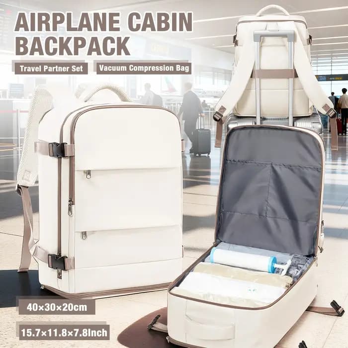 Sac à dos de cabine de transport pour Ryanair 40x30x20, valises de voyage, sac à dos pour femmes et