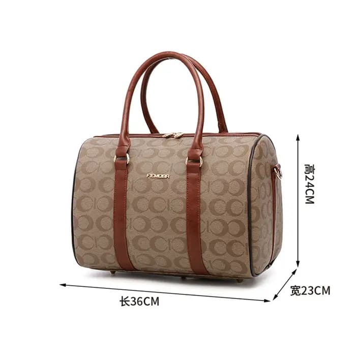 Ensembles de bagages à roulettes en cuir pu de luxe avec sac à main valise