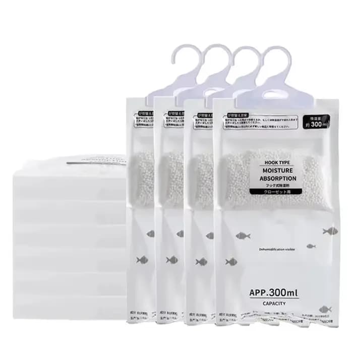 5/3/1 pièces absorbeur d'humidité suspendus séchage vêtements déshumidificateur garde-robe déshumidi