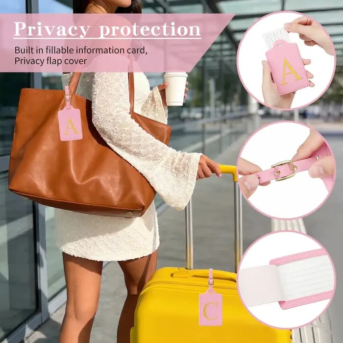 Étiquettes à bagages MIYIN 26 lettres pour valises