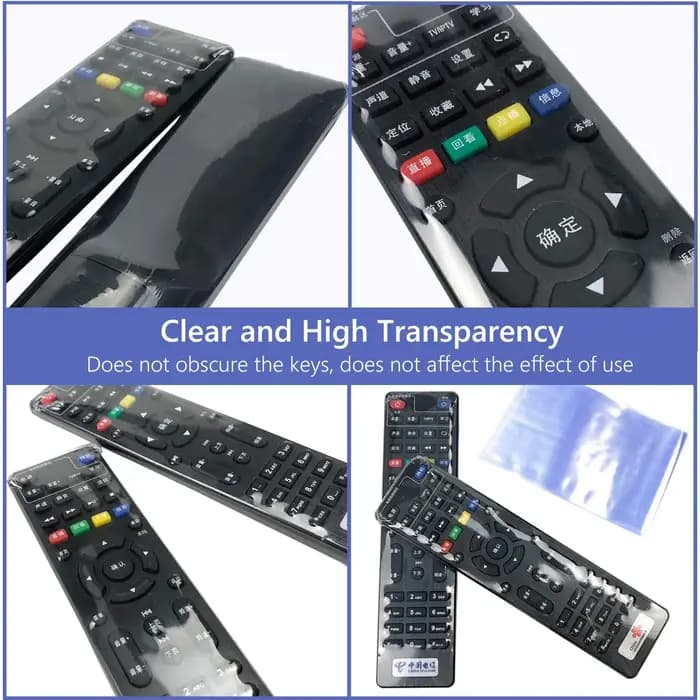 Sac en film rétractable transparent, étui de protection anti-poussière, housse pour TV, télécommande de climatiseur, plastique rétractable, 5 pièces, 10 pièces, 20 pièces