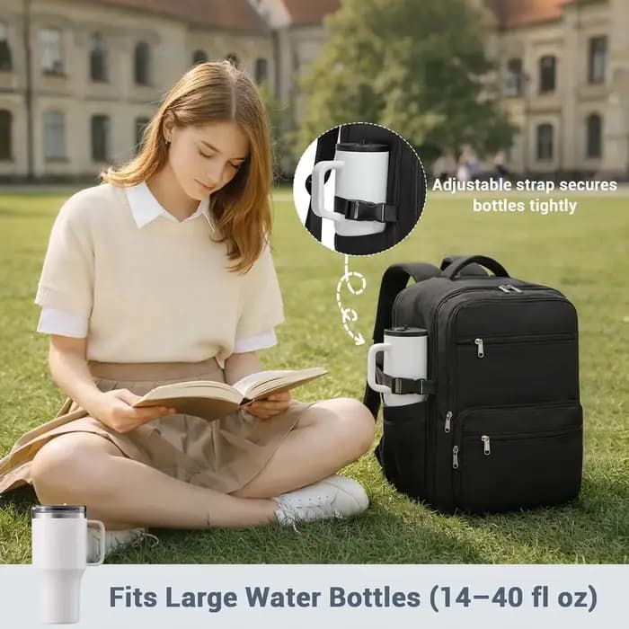 Sac à dos KONO pour bagage à main 40x30x20cm, 24L, avec compartiment pour ordinateur portable 15,6 p