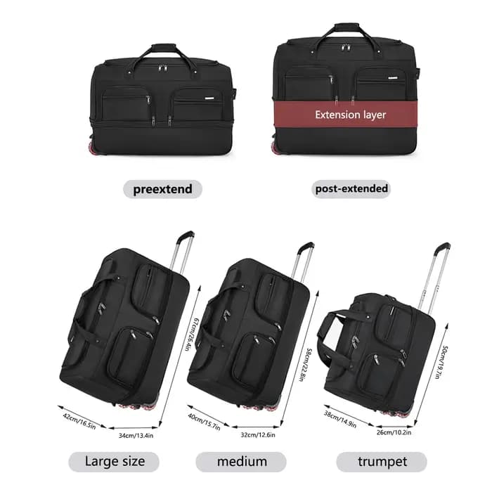 Nouveau Sac de Voyage Tendance 2026 Grande Capacité pour Femme