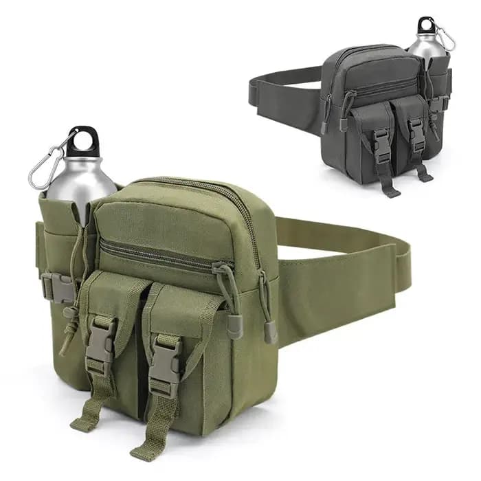 Sac banane militaire tactique en Nylon imperméable pour hommes