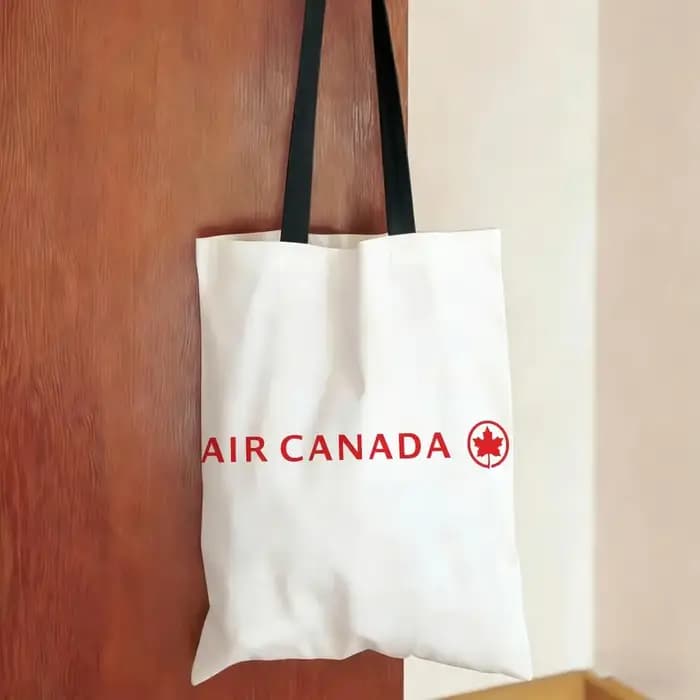 Logo de la compagnie aérienne A-Air Canada, sacs de rangement, sacs de courses, série de sacs imprimés, sac à bandoulière léger pour un usage quotidien