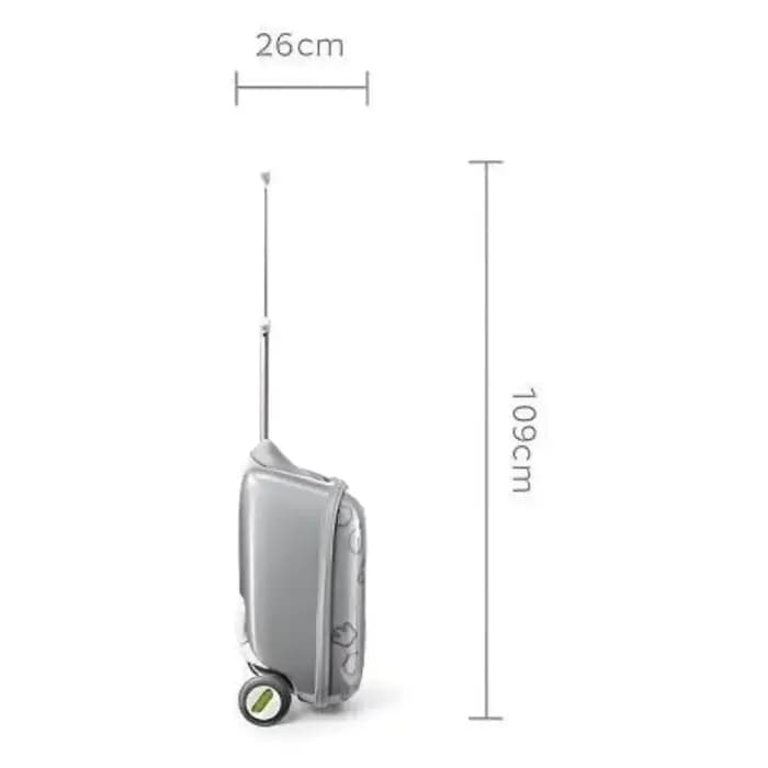 Bagage pour enfants 2 en 1 avec poussette amovible | Valise de voyage pour tout-petits