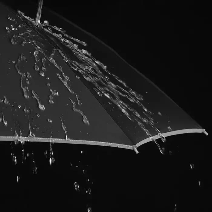Parapluie automatique avec bande réfléchissante LED