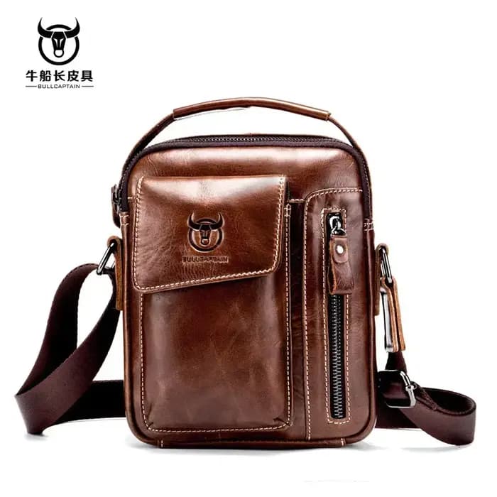 Sac à Main à Bandoulière en Cuir de Vache group pour Homme