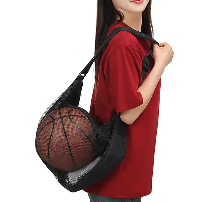 Sac de transport individuel pour ballon avec poche zippée