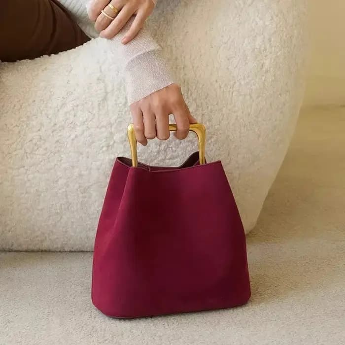 Sac à main de luxe pour femme en velours