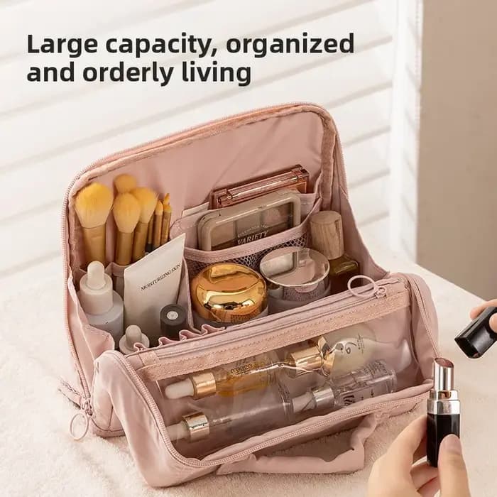 Trousse de Maquillage Verticale Grande Capacité