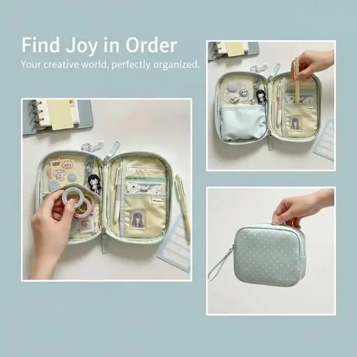 1 pièce – Pochette de passeport de style japonais avec fenêtre transparente à pois – Solution de rangement pratique pour les voyageurs fréquents