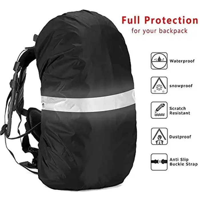 Juste de pluie imperméable pour sac à dos avec sangle