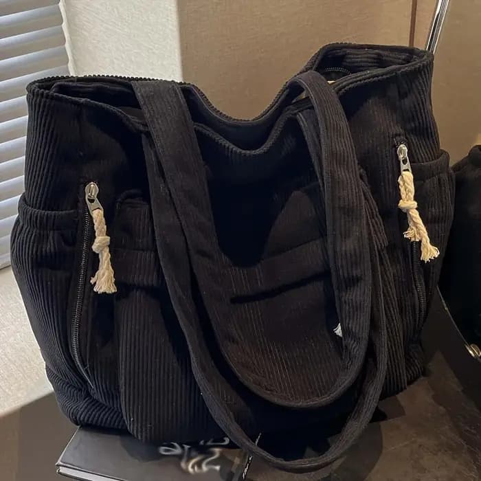 Sac à bandoulière en velours côtelé Travel Master