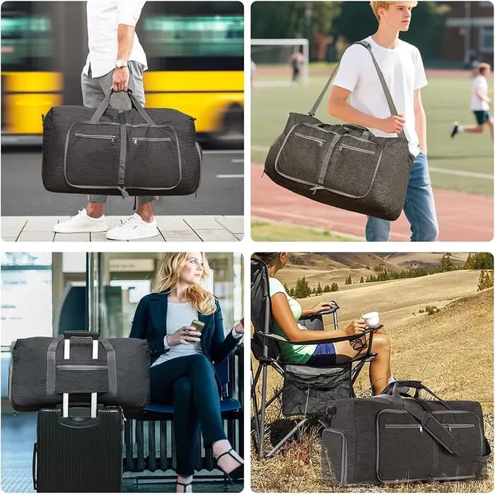 Sac de voyage pliable 65L pour hommes
