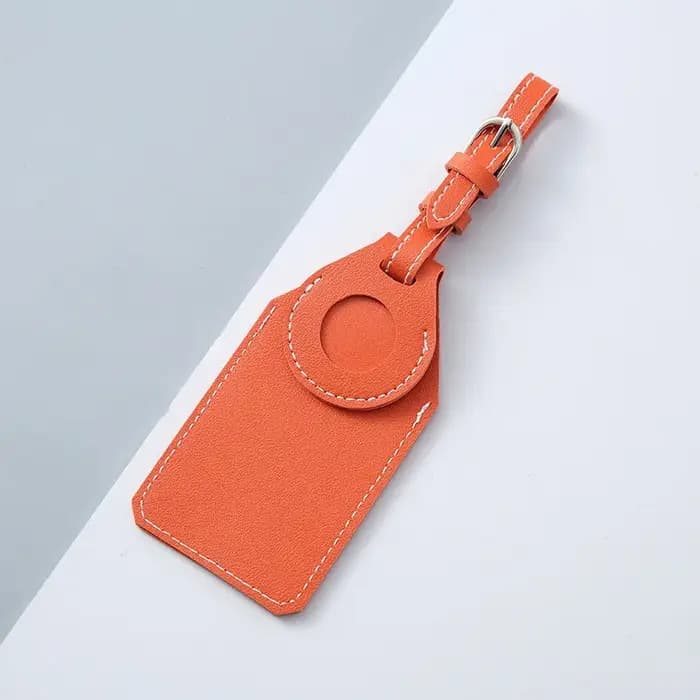 Étiquettes de bagage en cuir pour étuis AirTag