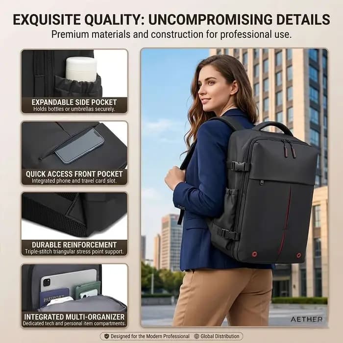 Sac à dos multifonctionnel pour femme