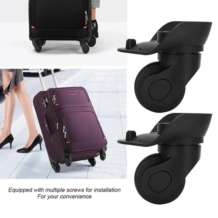 Une paire de valise noire muette
