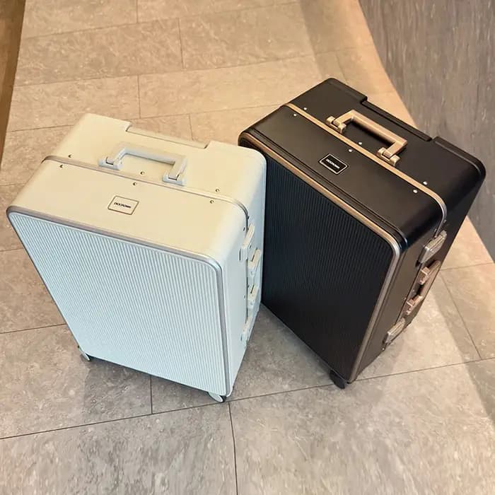 Nouveau Bagage hommes et femmes 20-28 pouces grande capacité cadre en aluminium valise de voyage avec poignée