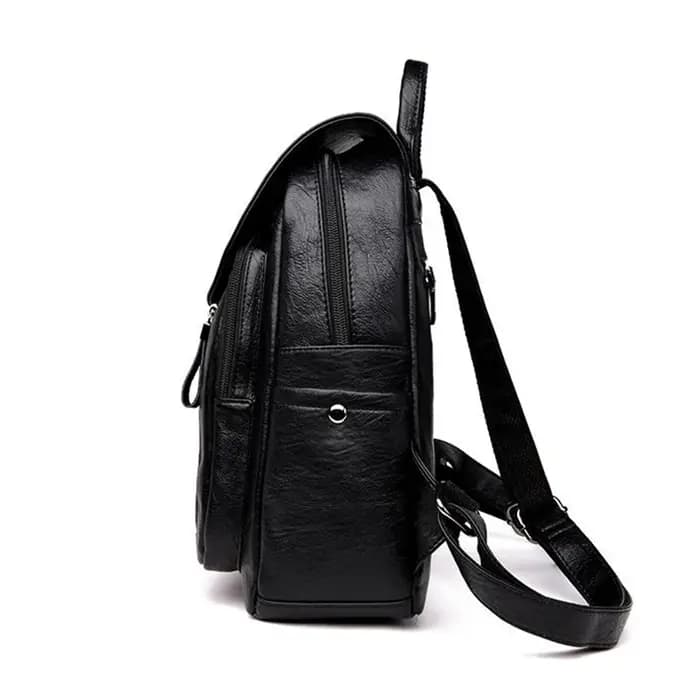 Grand Sac à Dos de Voyage en Cuir PU pour Femme Cartable pour Fille