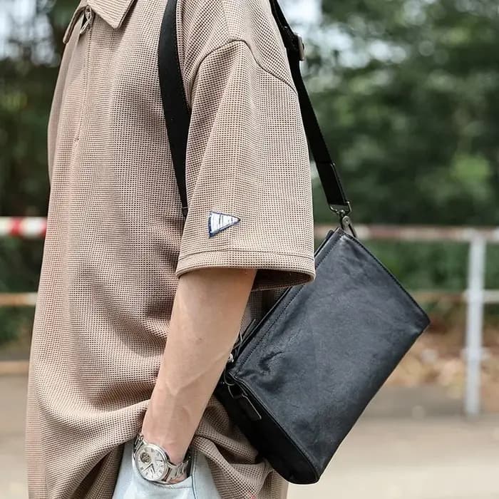 SENOFAN 2025 sac à bandoulière hommes déplacements véritable peau de vache bandoulière sacs de messa