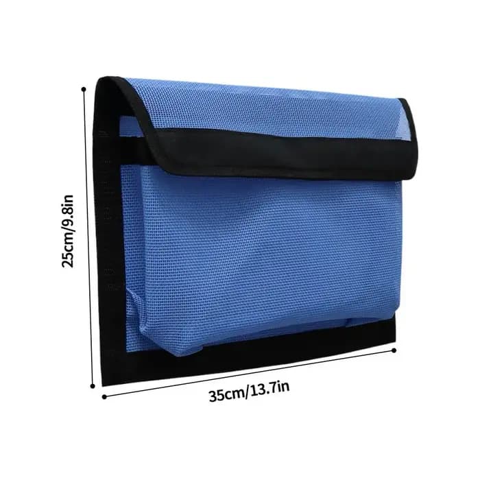 Sac de rangement marin auto-adhésif avec fermeture auto-agrippante