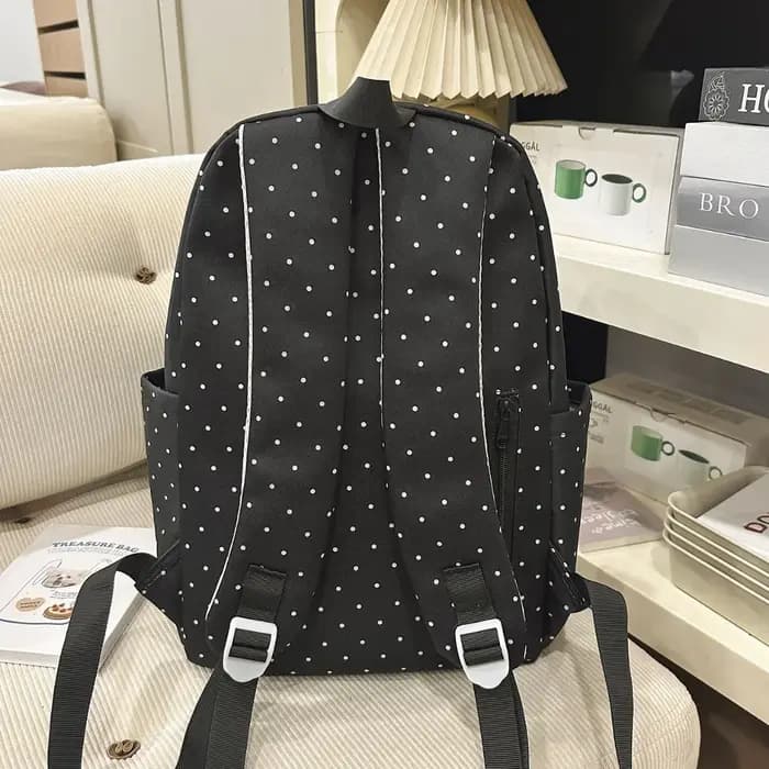 Sac à dos unisexe en nylon style japonais à motif piano