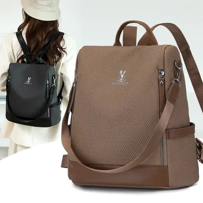 Sac à dos antivol de grande capacité en Pu pour femmes