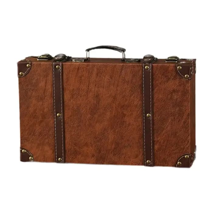 Valise vintage, coffre de rangement, boîte de rangement décorative pour la maison