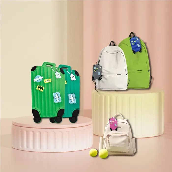 Étiquette de bagage anti-perte multifonctionnelle : durable