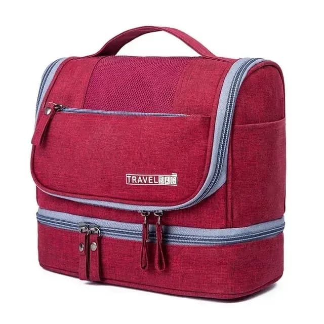 Sac de maquillage suspendu pour hommes, organisateur de voyage Oxford, sacs à cosmétiques pour femmes, trousse de maquillage nécessaire, trousse de toilette de lavage