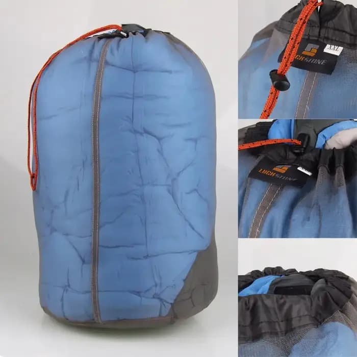 Sac de rangement ultraléger en maille de Nylon avec cordon de serrage