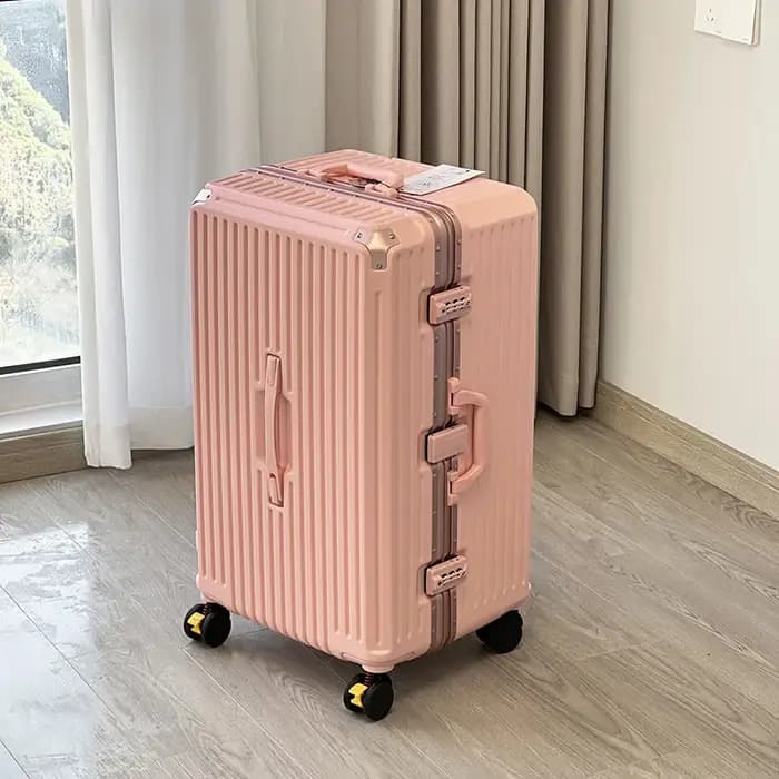 Valise de voyage grande capacité avec cadre en aluminium