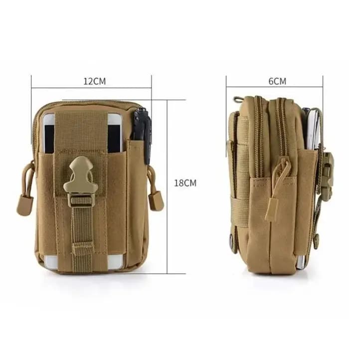 Étui pour téléphone portable pochette taille sac étanche en Nylon multifonction décontracté hommes