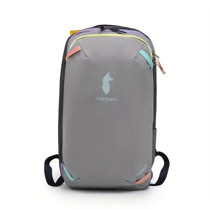 Sac à dos double épaule durable de 20 L aux couleurs vibrantes Dopaamine, design camel, idéal pour u