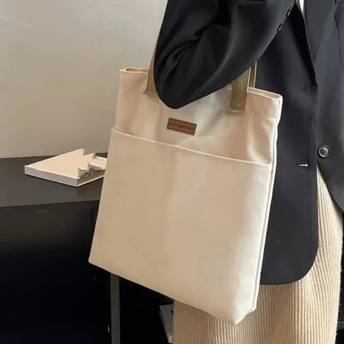 Sac fourre-tout en toile pour femme