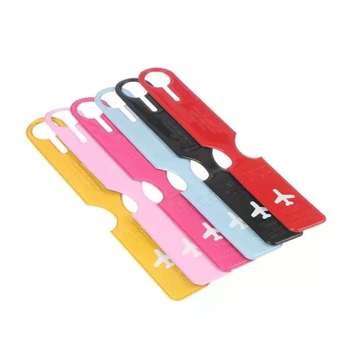Étiquettes de bagage mignonnes en PVC pour valise
