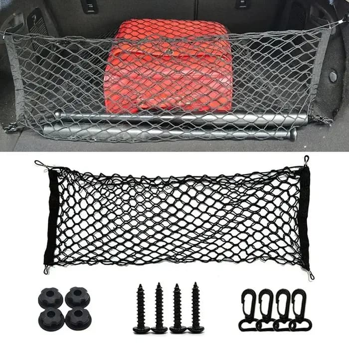 Support en maille universel pour coffre de voiture